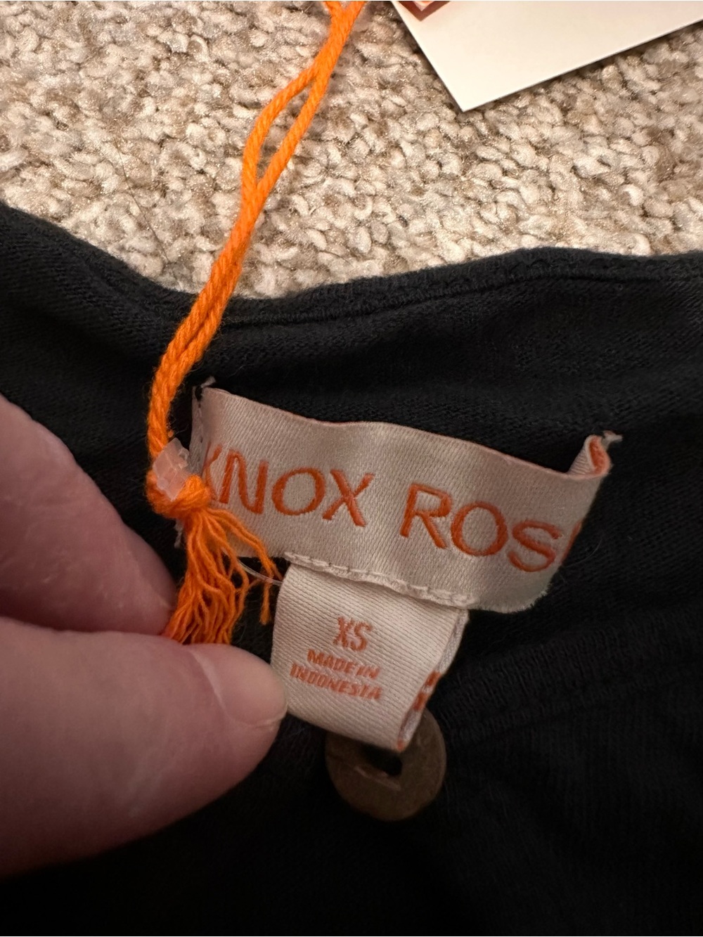 Knox Rose Black Long Sleeve Blouse - Picture 6 of 8